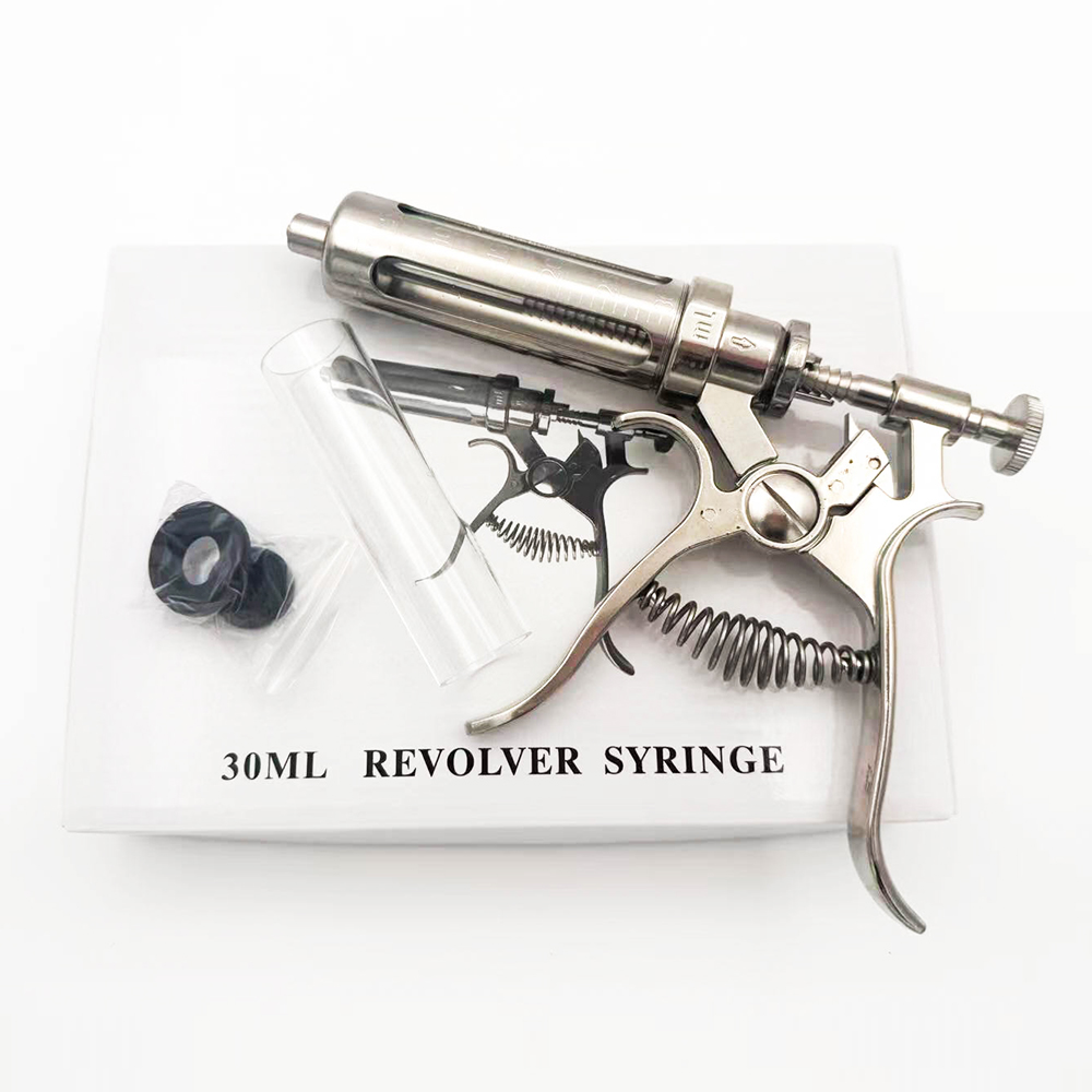 Veterinary Syringe Gun - Ветеринарный шприц-пулемет 10-50 мл из нержавеющей