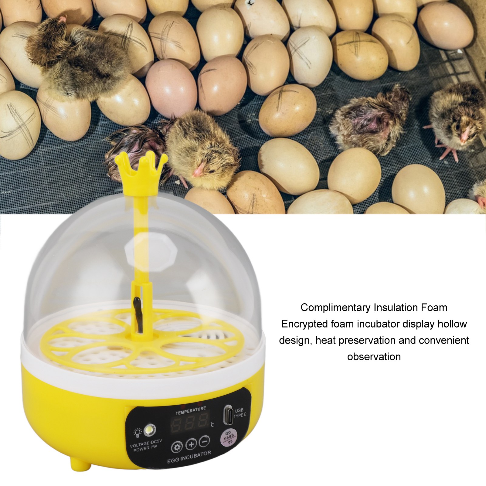 Poultry Incubator - Инкубатор для яиц, автоматический контроль температуры