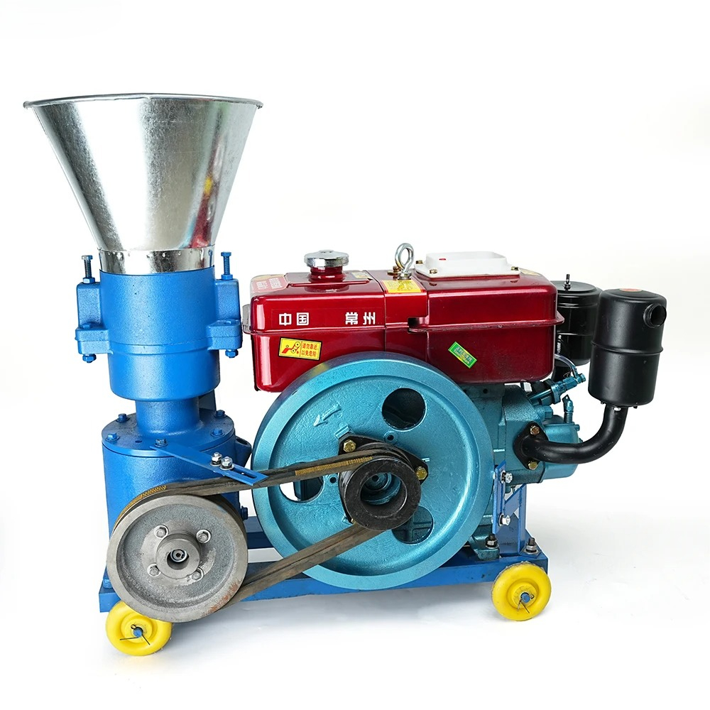 Wood Pellet Making Machine - Дизельный гранулятор для корма 6 л.с.
