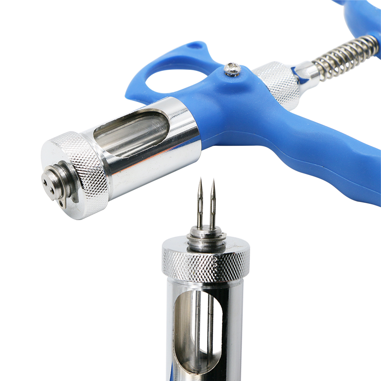 1 шт. 5ml двойная игла птицы в – обзор и цена Veterinary Syringe Gun