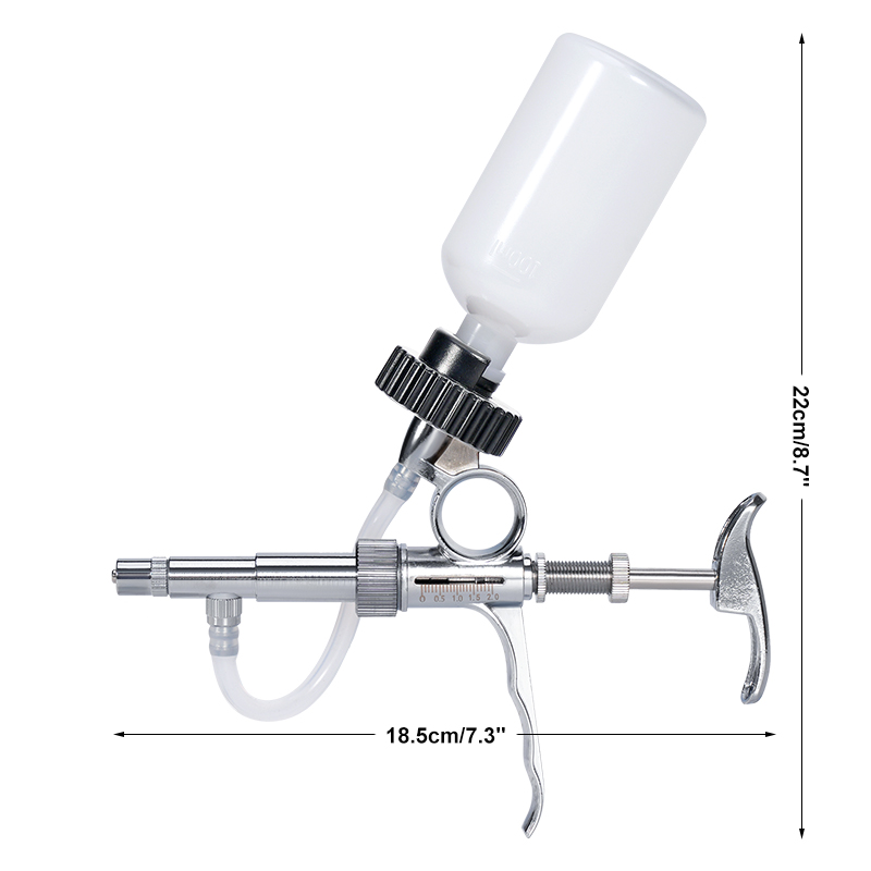Шприц-инъектор для вакцины 2/5 – обзор и цена Veterinary Syringe Gun
