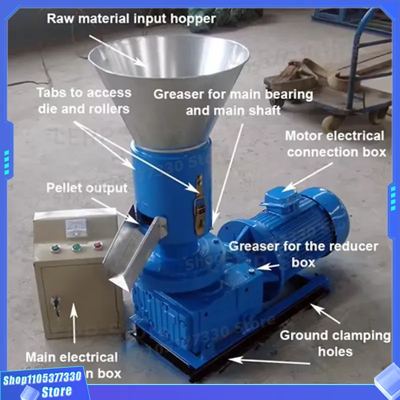 Промышленный пресс для брикети – обзор и цена Wood Pellet Making Machine